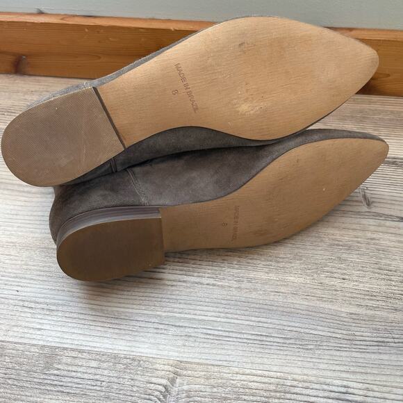 Madewell Gray Suede Nico Chelsea Boot - size 8 - Picture 10 of 10